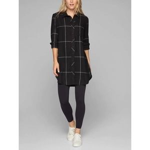 Athleta Trail to Town Long sleeve button down shirt dress